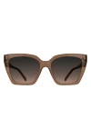 Kendra Scott Dira 56mm Gradient Tea Cup Sunglasses In Brown
