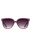 Kendra Scott Dira 57mm Gradient Tea Cup Sunglasses In Purple