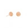Kendra Scott Dira Coin Stud Earrings In Rose Gold In Gold