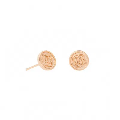 Kendra Scott Dira Coin Stud Earrings In Rose Gold