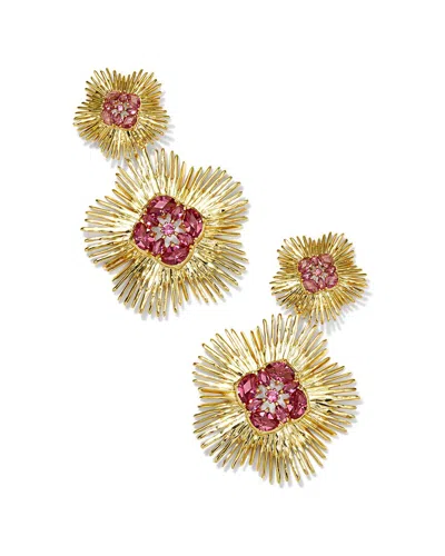 Kendra Scott Dira Crystal 14k Cz Statement Earrings