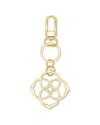 Kendra Scott Dira Medallion 14k Plated Keychain In Gold