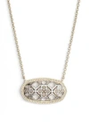 Kendra Scott 'dollie' Pendant Necklace In Metallic
