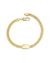 Kendra Scott Elaina Curb 18k Over Silver Chain Bracelet In Gold