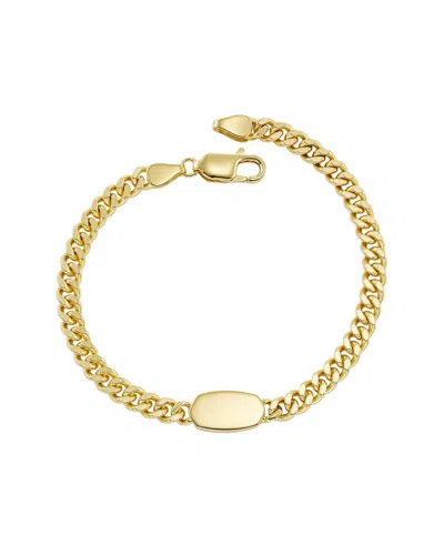 Kendra Scott Elaina Curb 18k Over Silver Chain Bracelet In Gold