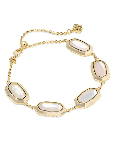 Kendra Scott Elaina Stone Bezel Chain Bracelet In Multi