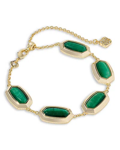 Kendra Scott Elaina Stone Bezel Chain Bracelet In Multi