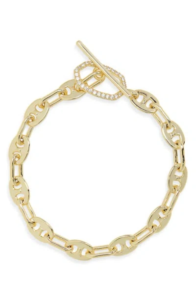 Kendra Scott Elaina Toggle Chain Bracelet In Yellow