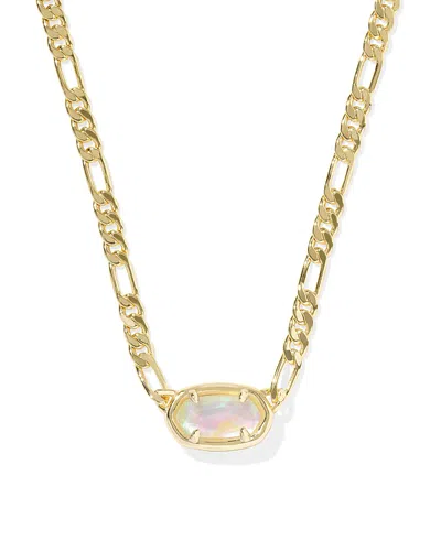 KENDRA SCOTT ELISA FIGARO CHAIN SHORT PENDANT NECKLACE, 16-19