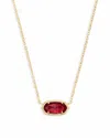 Kendra Scott Stone Pendant Necklace, 15" + 2" Extender In Red
