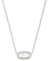 Kendra Scott Elisa Pendant Necklace - In White