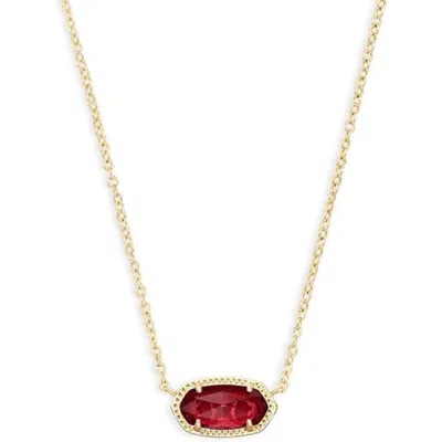 Kendra Scott Elisa Pendant Necklace For Women 14k Gold-plated