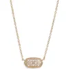 Kendra Scott Elisa Pendant Necklace In Gold