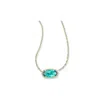Kendra Scott Elisa Pendant Necklace In London Blue - In Blue