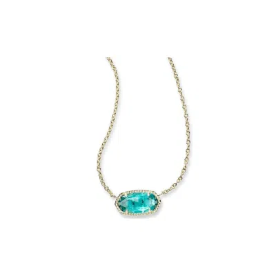 Kendra Scott Elisa Pendant Necklace In London Blue -