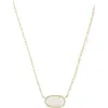 Kendra Scott Elisa Pendant Necklace In Gold