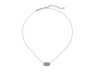 Kendra Scott Elisa Pendant In Silver