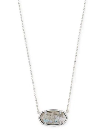 Kendra Scott Elisa Silver Labradorite Pendant Necklace