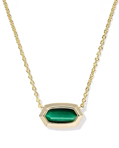 Kendra Scott Elisa Stone Bezel Pendant Necklace, 16-19 In Multi