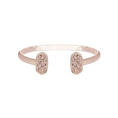 Kendra Scott Elton Bracelet - Rose Gold Drusy -