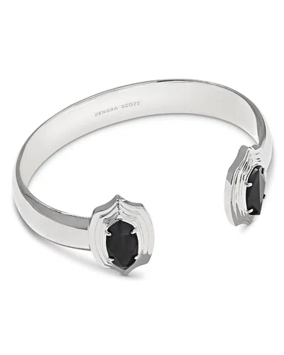 Kendra Scott Elton Stepped Frame Mother Of Pearl Cuff Bracelet In Metallic