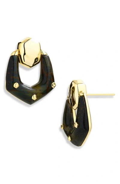 Kendra Scott Embry Gold Open Frame Earrings