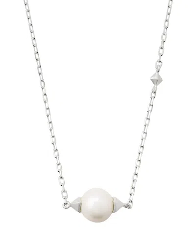 Kendra Scott Emmaline Silver 7.00mm Pearl Pendant Necklace