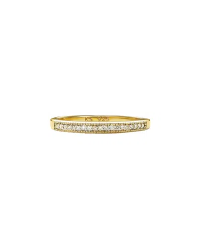 Kendra Scott Ensley 18k Over Silver 0.10 Ct. Tw. Lab-grown Diamond Ring
