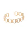 Kendra Scott Fallyn 14k Rose Gold Plated Cuff Bracelet In Gold