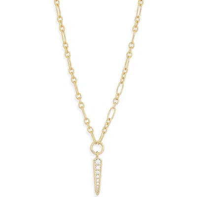 Kendra Scott Fate Short Pendant Necklace In Gold