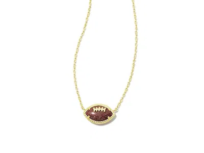 Kendra Scott Football Short Pendant In Gold
