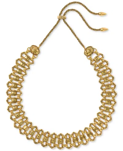 Kendra Scott Gold Catherine Statement Necklace In Yellow