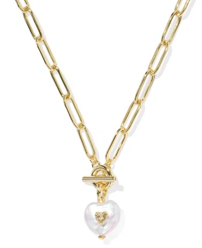 Kendra Scott Gold Plated Heart Pendant Necklace