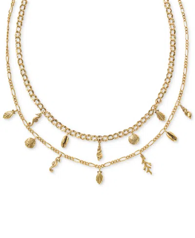 Kendra Scott Gold-tone Alexa Multi Strand Necklace, 16-1/2" + 3" Extender