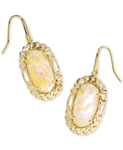 Kendra Scott Gold-tone Dani Figaro Frame Drop Earrings