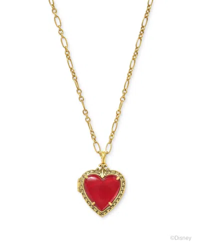 Kendra Scott Gold-tone Disney Snow White Locket Pendant Necklace, 18" + 3" Extender
