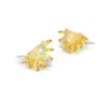 Kendra Scott Gold-tone Samantha Sun Stud Earrings In Gold