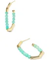 Kendra Scott Sylvia Hoop Earrings In Blue
