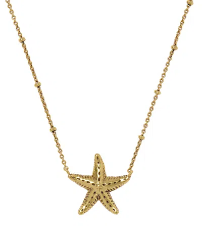 Kendra Scott Gold-tone Parker Starfish Metal Short Pendant Necklace