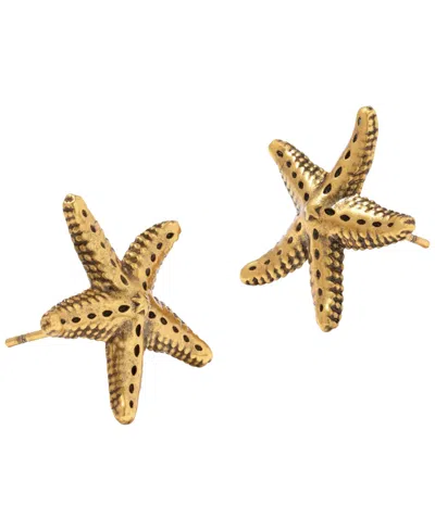 Kendra Scott Gold-tone Parker Starfish Metal Stud Earrings