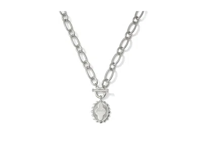 Kendra Scott Grandma Link And Chain Necklace Necklace Silver: One Size In Metallic