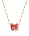 Kendra Scott Haley Bow Pendant Necklace, 16-19 In Gold