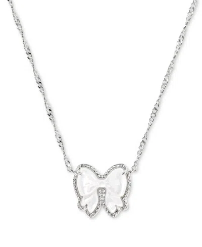 Kendra Scott Haley Bow Short Pendant Necklace, 16" + 3" Extender