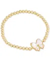 Kendra Scott Haley Bow Stretch Bracelet In Gold