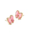 Kendra Scott Haley Bow Stud Earrings In Pink