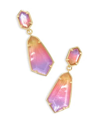 KENDRA SCOTT HALLIE MOTHER OF PEARL CONVERTIBLE DROP EARRINGS