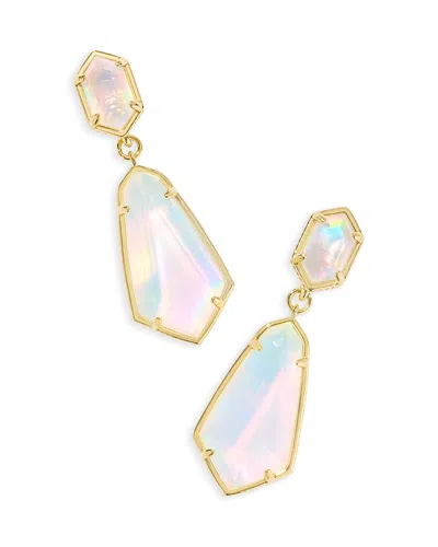 KENDRA SCOTT HALLIE MOTHER OF PEARL CONVERTIBLE DROP EARRINGS