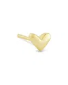 Kendra Scott Haven Heart Single 14k Stud Earrings In Multi