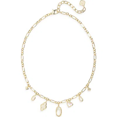 Kendra Scott Icon Charm Necklace In Pink