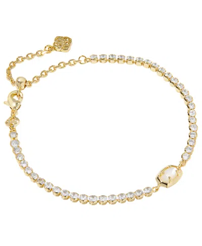KENDRA SCOTT IMITATION PEARL EMILIE TENNIS BRACELET